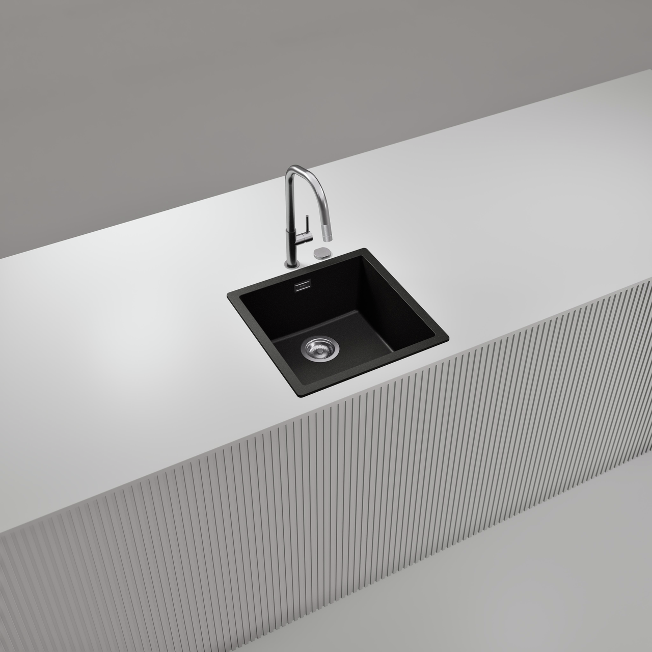 Dřez FORMHAUS D-100LS NERO